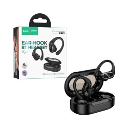 Auscultadores Sem Fio True Hoco EQ29 Rhyme Aberto Preto